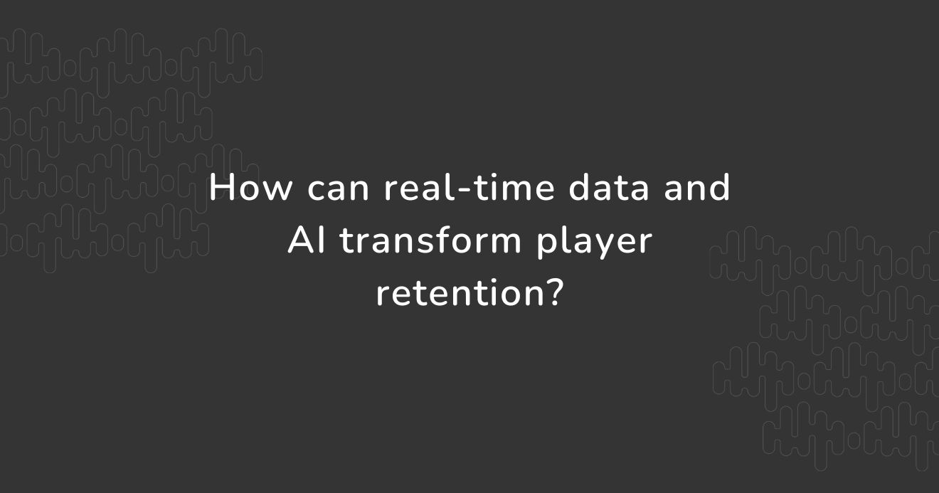 Image with an article title "Player Retention - Real-Time Data Analytics Shaping Gaming Trends"